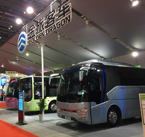 金旅客車閃亮參展中國國際汽車商品交易會