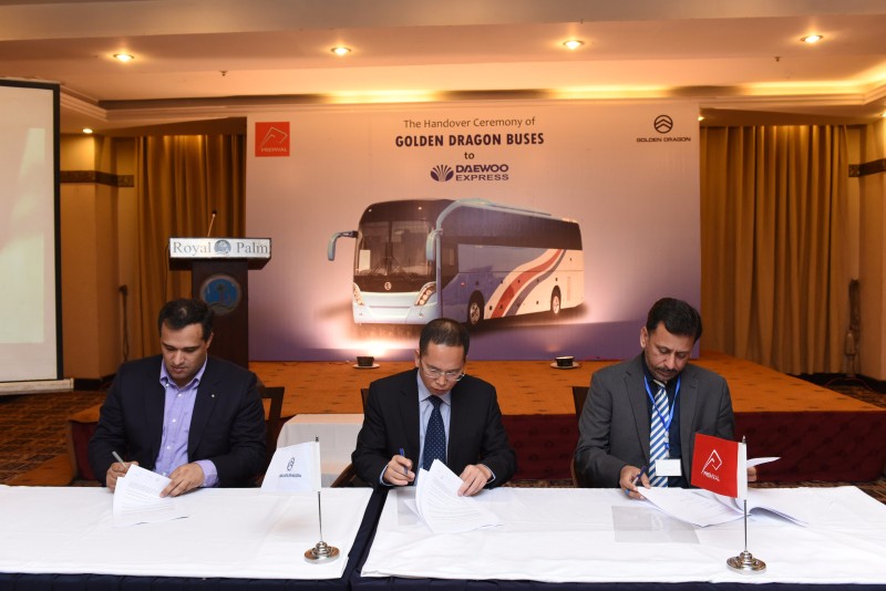 長期合作協議簽訂 金旅客車攜手巴基斯坦大宇快運