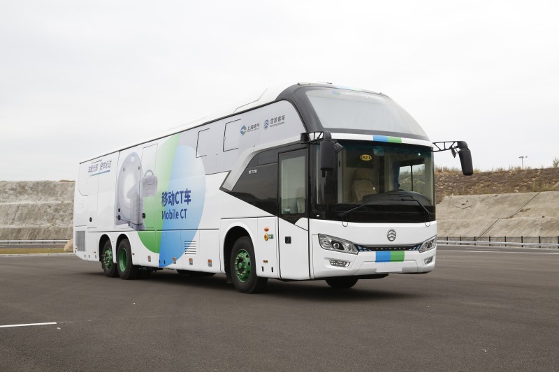 亮相中國醫(yī)療器械博覽會 金旅13.2米移動重載CT客車正式上市