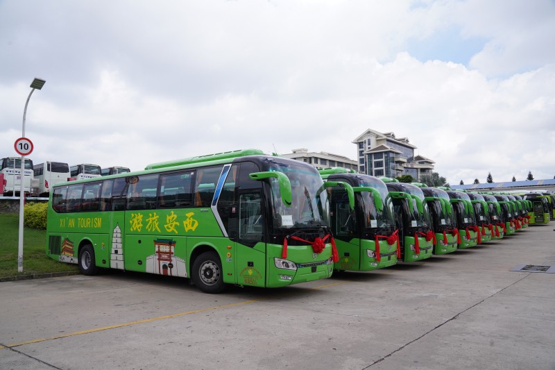 感受古韻長安 金旅凱歌批量交付西安西旅