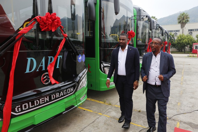 今年出口非洲最大BRT訂單，200臺(tái)金旅公交交付坦桑尼亞